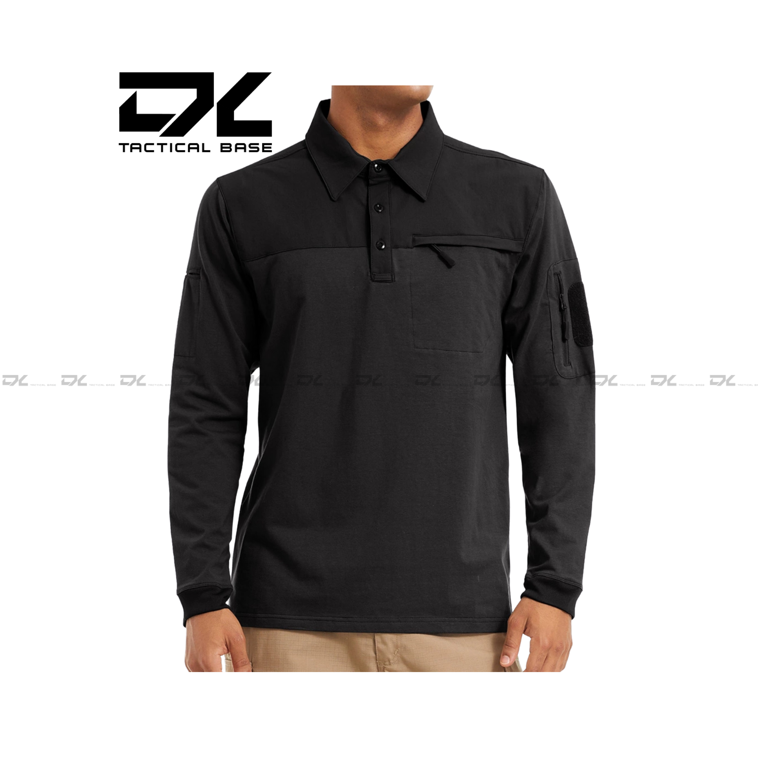 Áo polo tay dài TACTICAL DX Tactic Base
