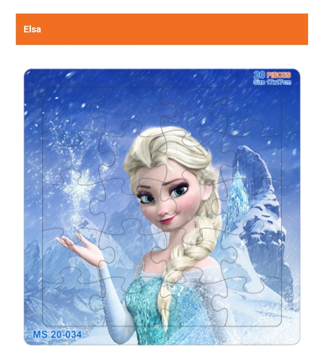 Bộ tranh xếp hình 20 mảnh - elsa