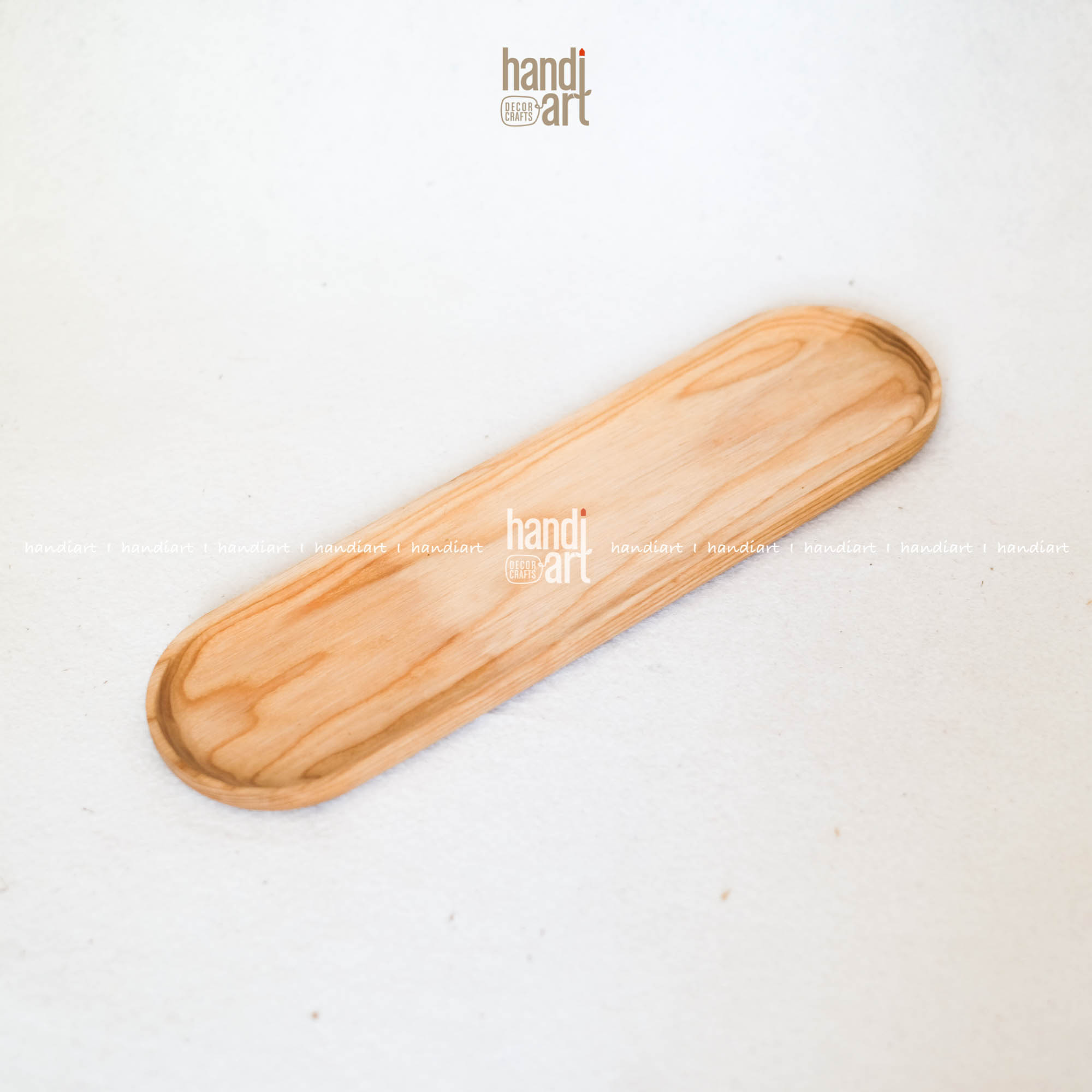 Wooden tray Oval decoration food, tray Oval long