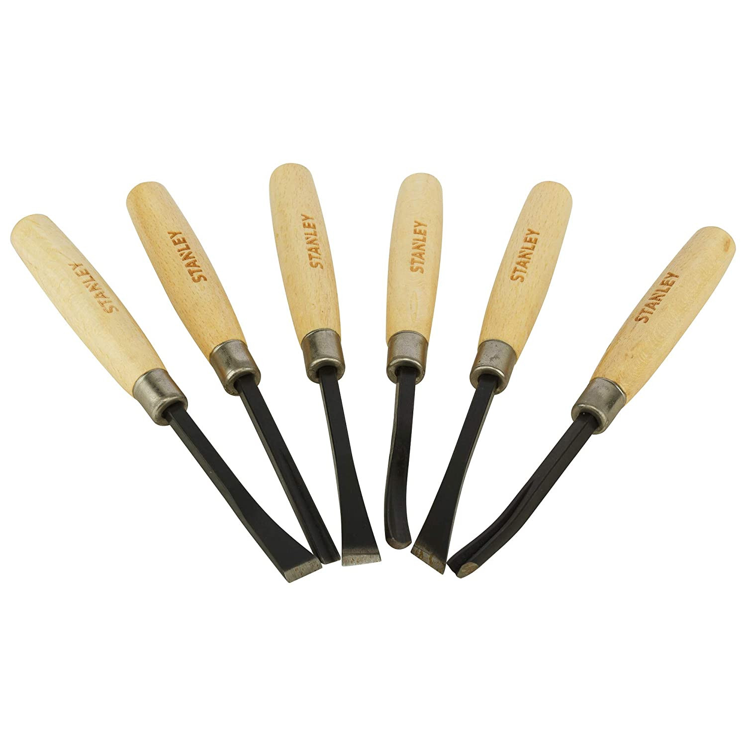 Wood Stanley STHT16120-8 Carving Set 6 Pieces