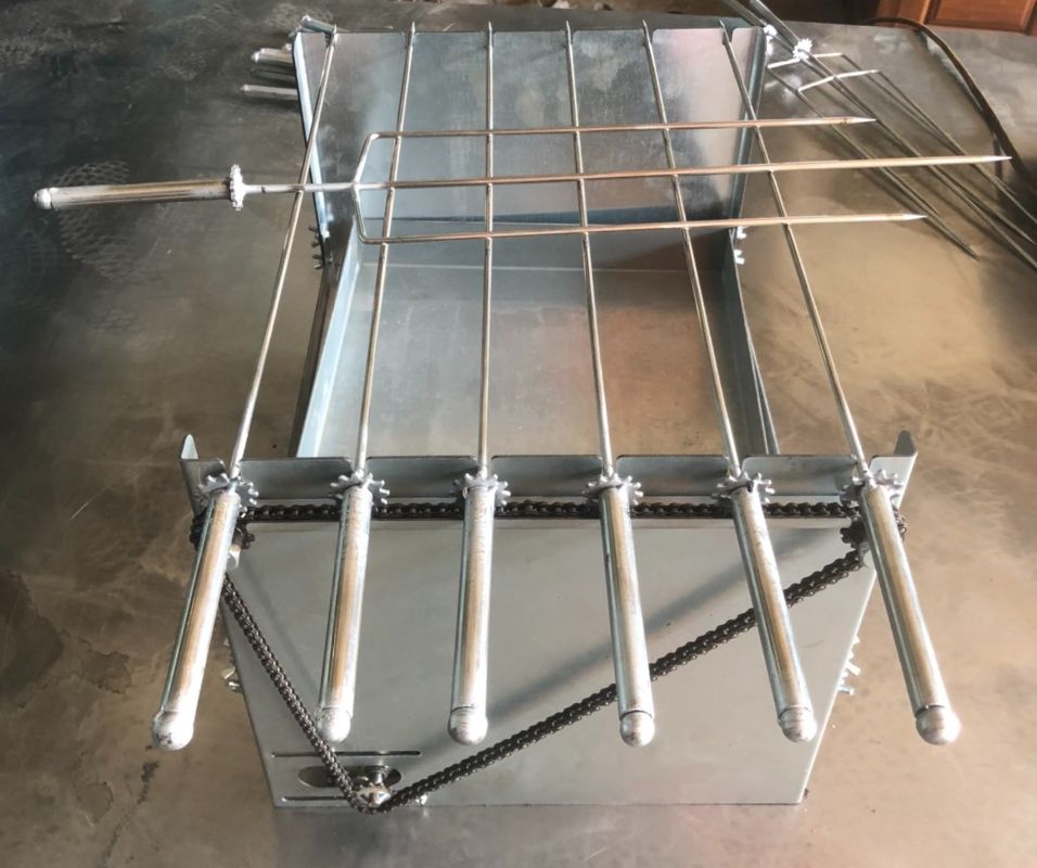 Bếp nướng than hoa tự quay gấp gọn pro