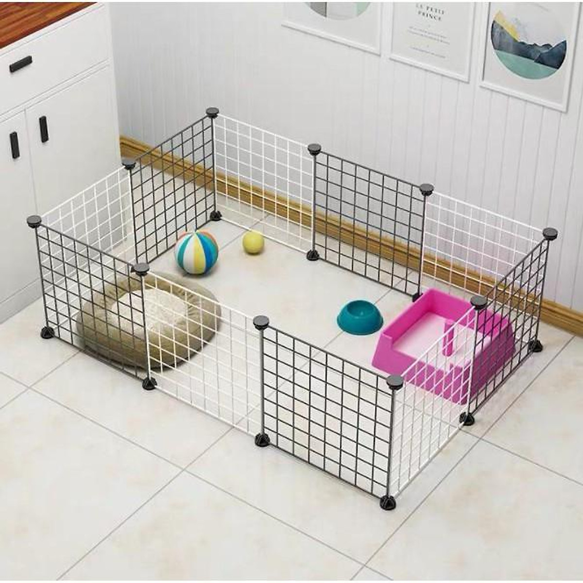 Combo Chuồng quây thú cưng lắp ghép