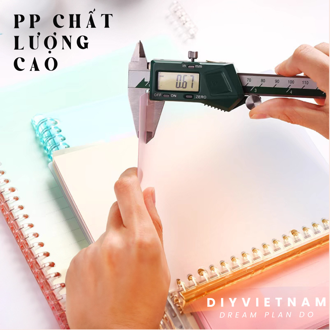 BÌA PHÂN MÀU SỔ CÒNG A5(20)/B5(26)/A4(30)