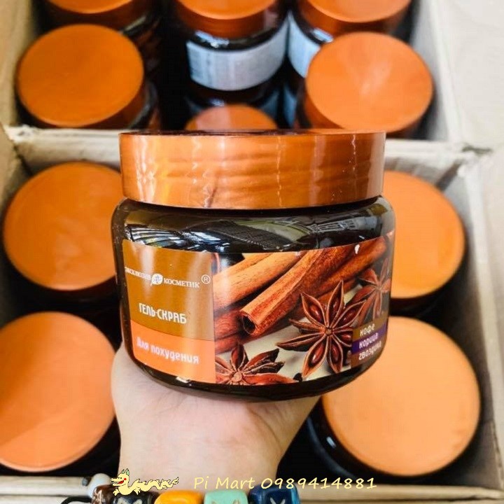 Tẩy da chết quế hồi Nga 380g