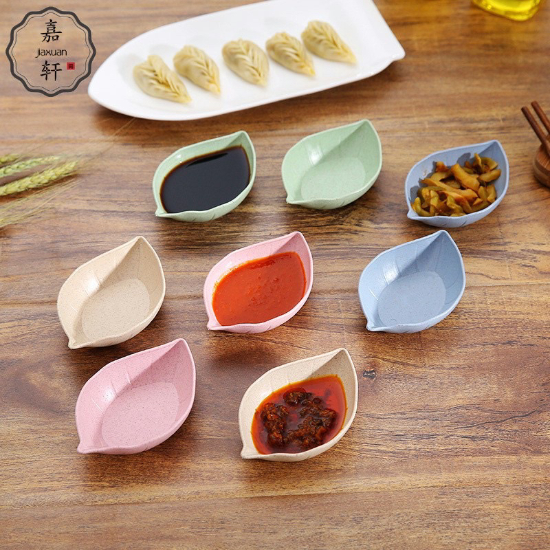 Chén đựng gia vị chiếc lá - Chén nước chấm hình chiếc lá
