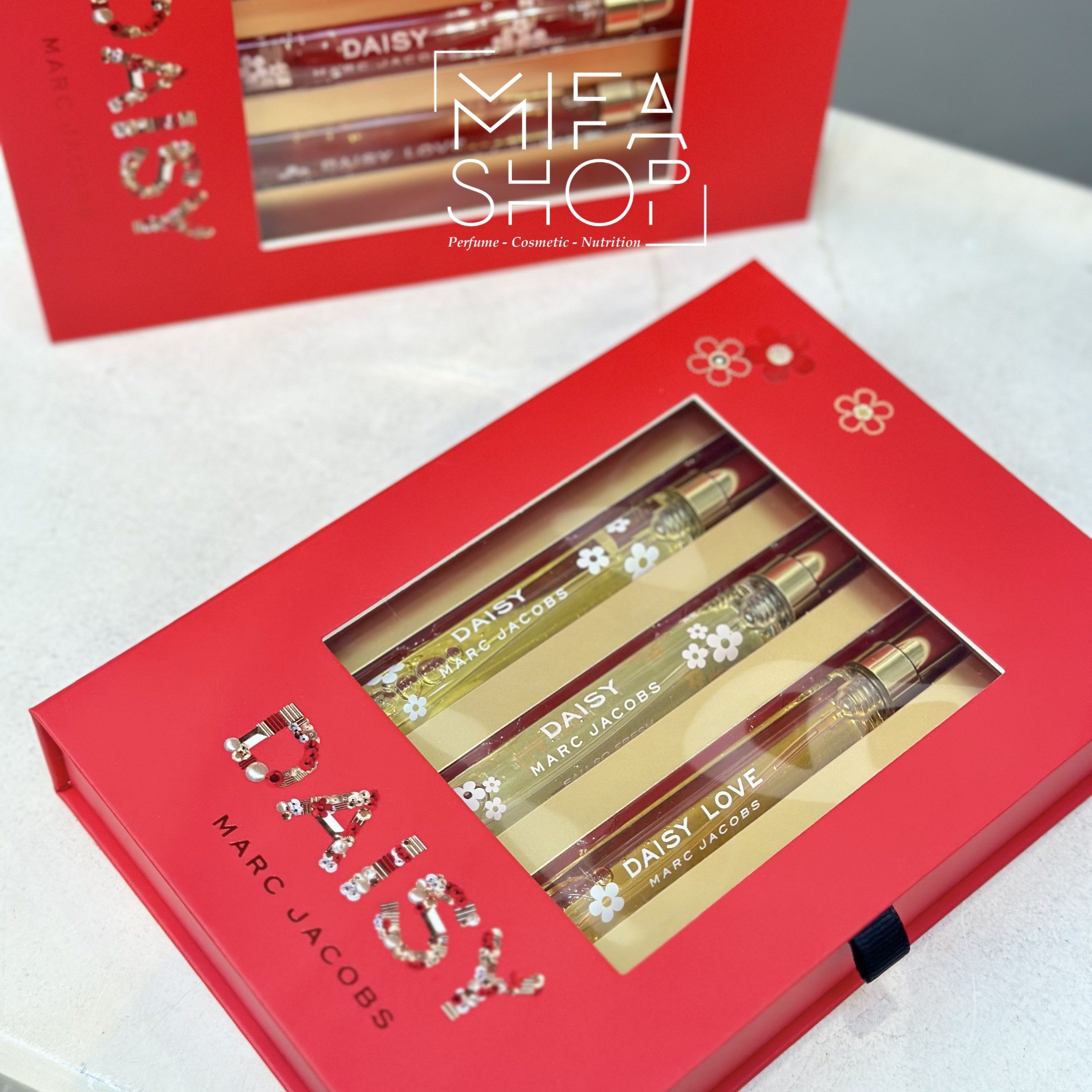 ( quà tặng 8-3 doanh nghiệp quá chất ) Bộ Nước Hoa Marc Jacobs Mini 10mlx3