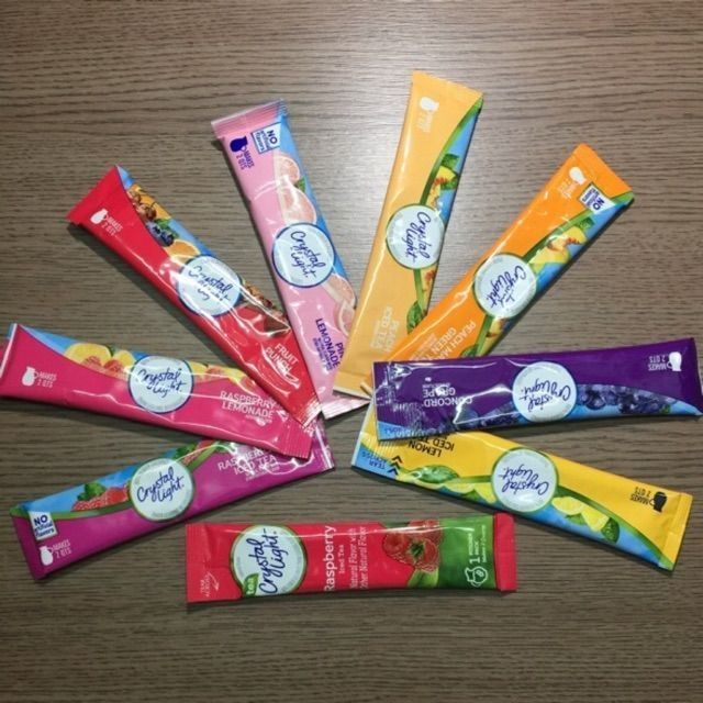 10 gói Crystal light mix vị