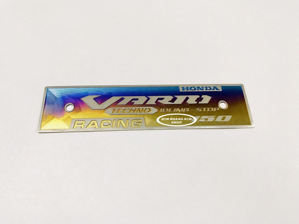 Bảng tên TITANIUM 3D dành cho VARIO (100% TITAN)