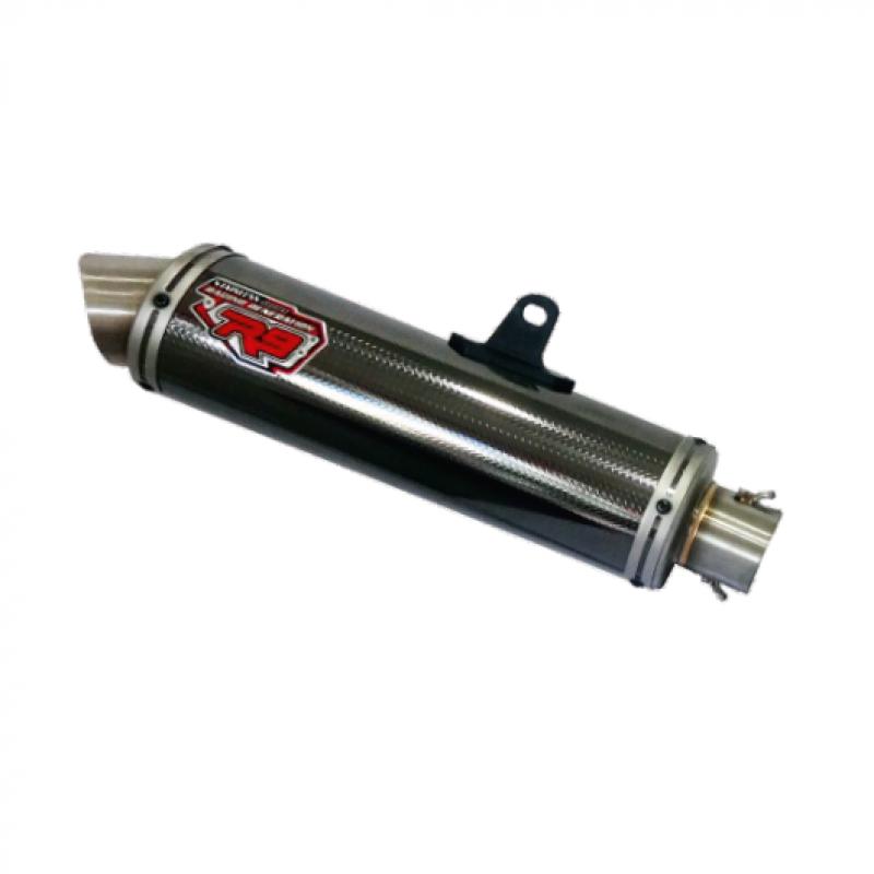 [Motoworld Phân Phối] Pô R9 Mugello Full-System cho Honda Winner150 (Đen vân Carbon)