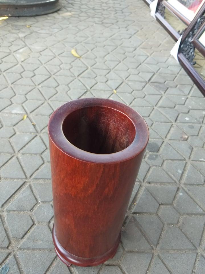 ỐNG ĐỰNG NHANG GỖ HƯƠNG CAO 25CM