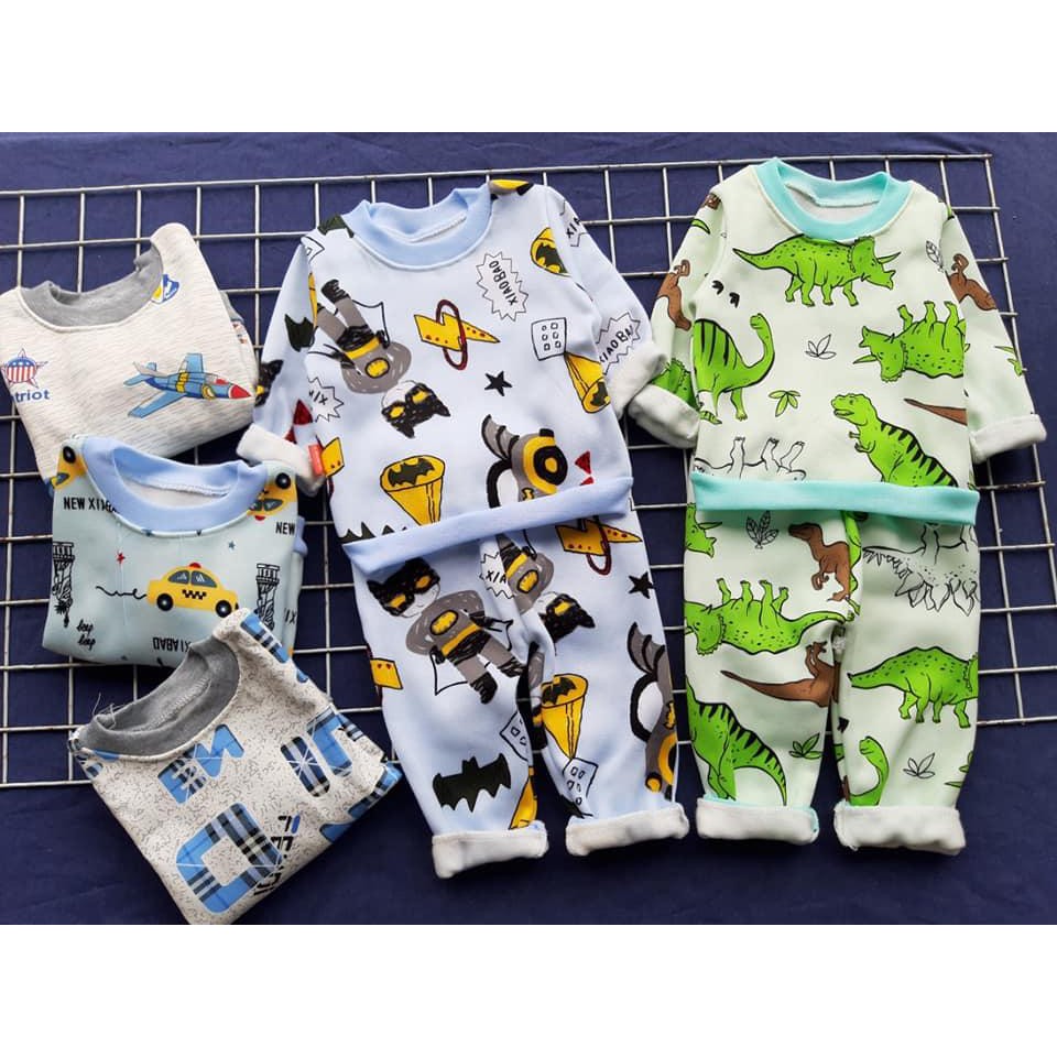 COMBO 3 Bộ nỉ bông cho trẻ
