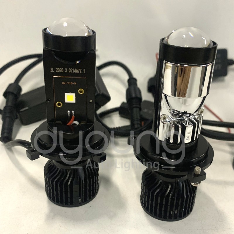 Bóng đèn pha ô tô siêu trắng đèn pha mini h7 led canbus h4 h11 9005 hb3 9006 hb4 đèn xe hơi ống kính đèn sương mù h7 6000k