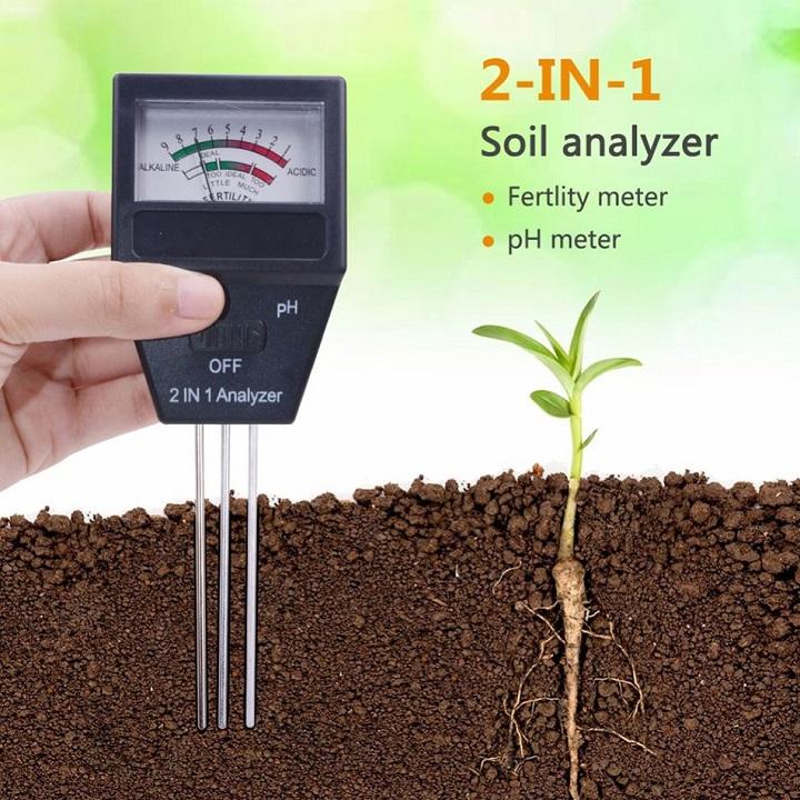 [BẢO HÀNH 1 ĐỔI 1] Máy đo pH đất và độ dinh dưỡng của đất