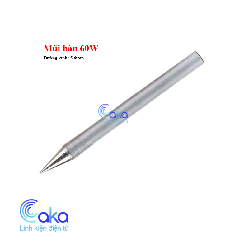 Mũi Hàn Nhọn 60W Dùng Cho Mỏ Hàn Điện Thay Thế Gia Nhiệt Nhanh