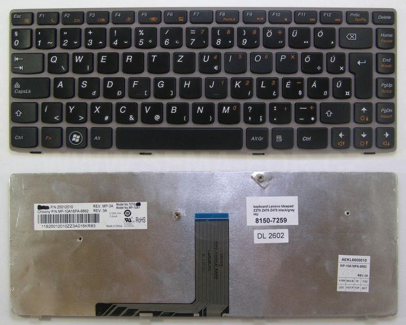 Bàn phím laptop lenovo z470 z370a v470