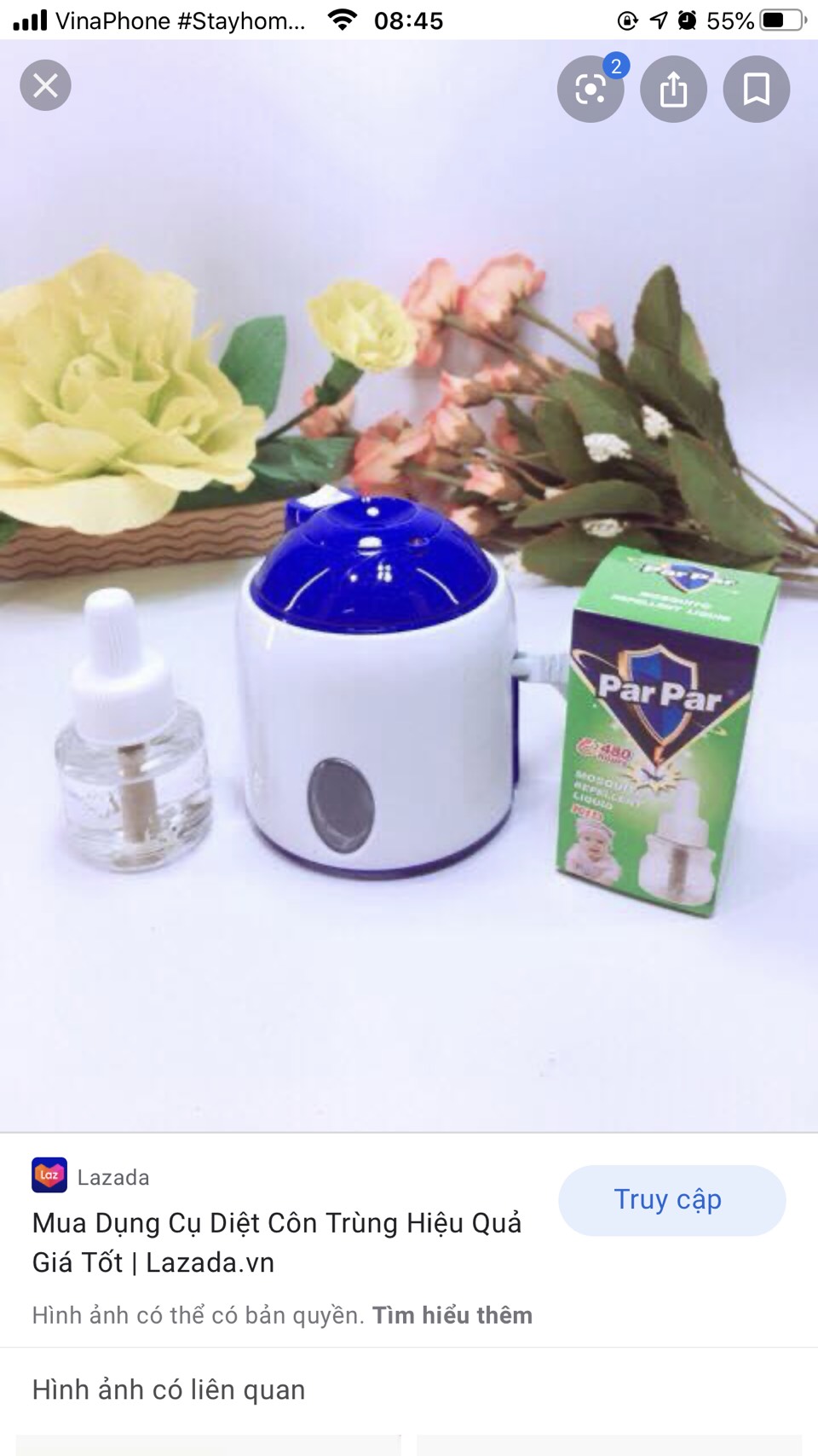 Máy xông tin dầu đuổi muỗi par par