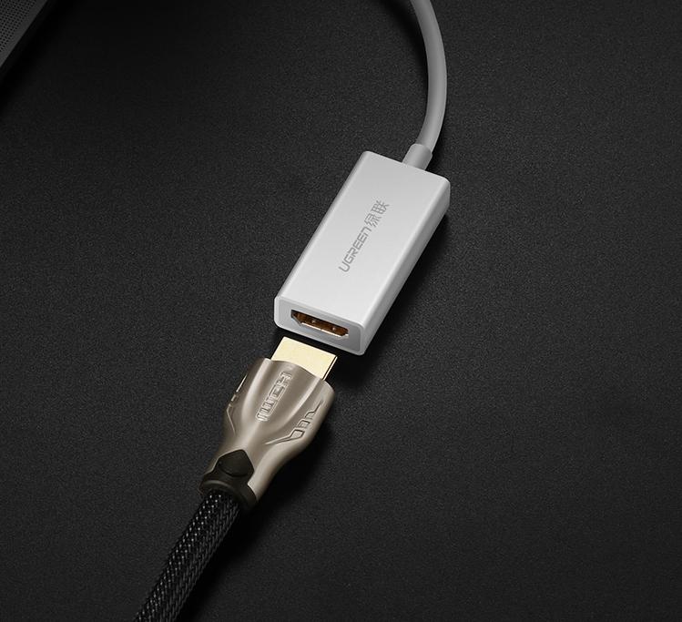 Cáp USB Type C to HDMI  Ugreen 40273 hỗ trợ 4K*2K, 3D