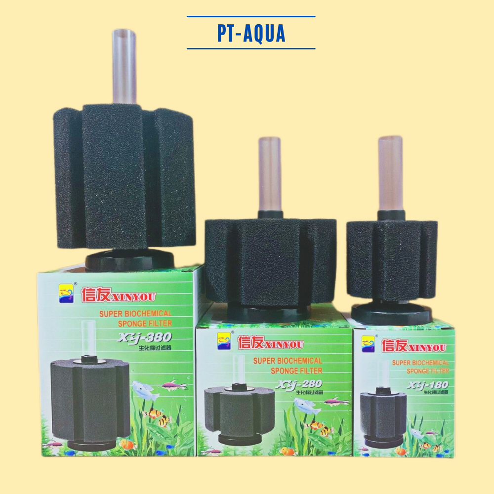 Lọc sủi vi sinh bio xy180, xy280, xy380 cho hồ cá cảnh lọc sủi vi sinh bio size trung