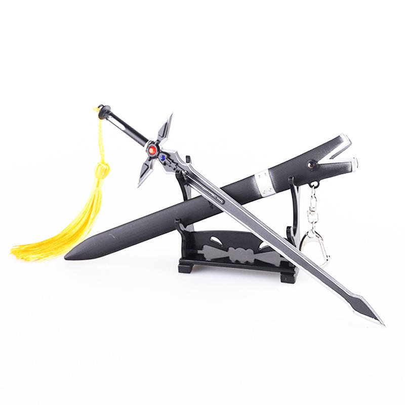 Mô hình móc khóa Kiếm Kirito Dark Repulser Sword Art Online (tặng kèm bộ giá đỡ)