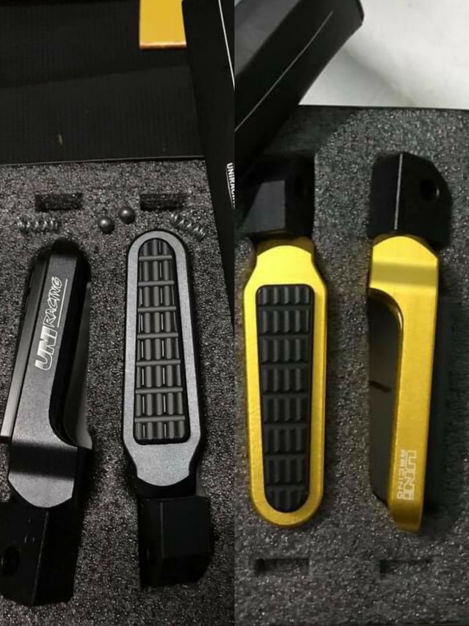 gác chân uni racing gắn cho vario/vision/ airblade