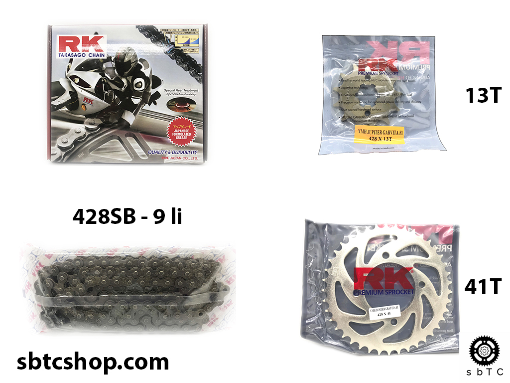 NSD Nhông sên dĩa RK Yamaha Jupiter Fi Gravita chính hãng