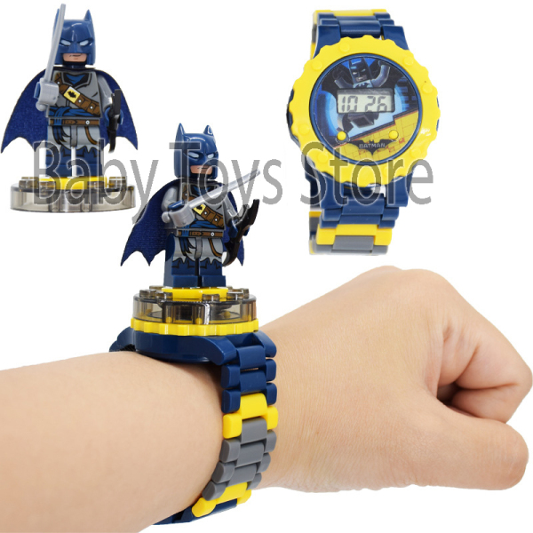 Đồng hồ biến hình siêu nhân cho bé xoay 360 độ - Đồng hồ cho bé gái hình nhân vật hoạt hình batman captain america - Đồng hồ cho bé gái cute hình công chúa elsa chuột mickey - Đồ chơi trẻ em - Thế giới đồ chơi dành cho bé 3 tu