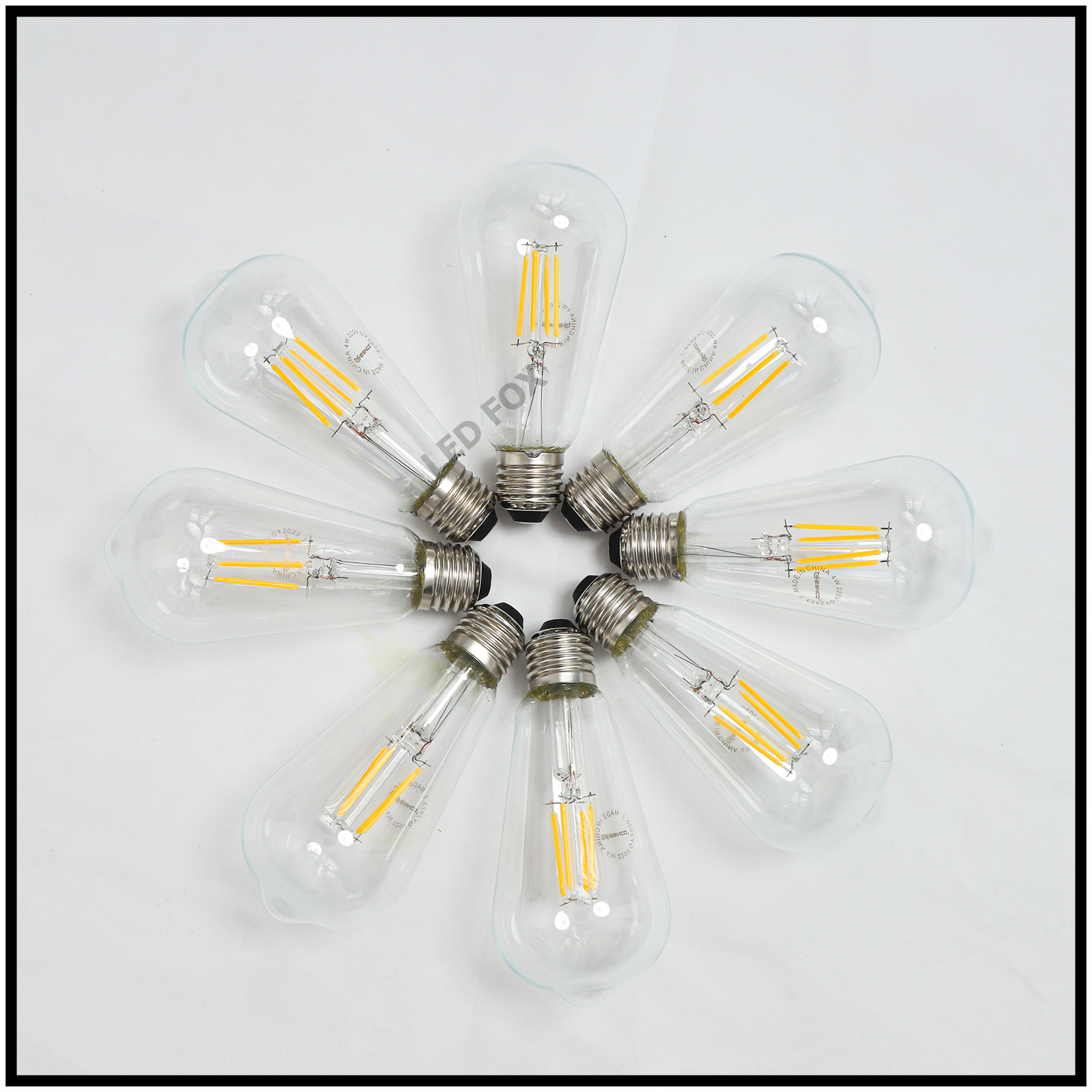 Bóng đèn LED 4W Edison ST64 C35 G45 3000K E27