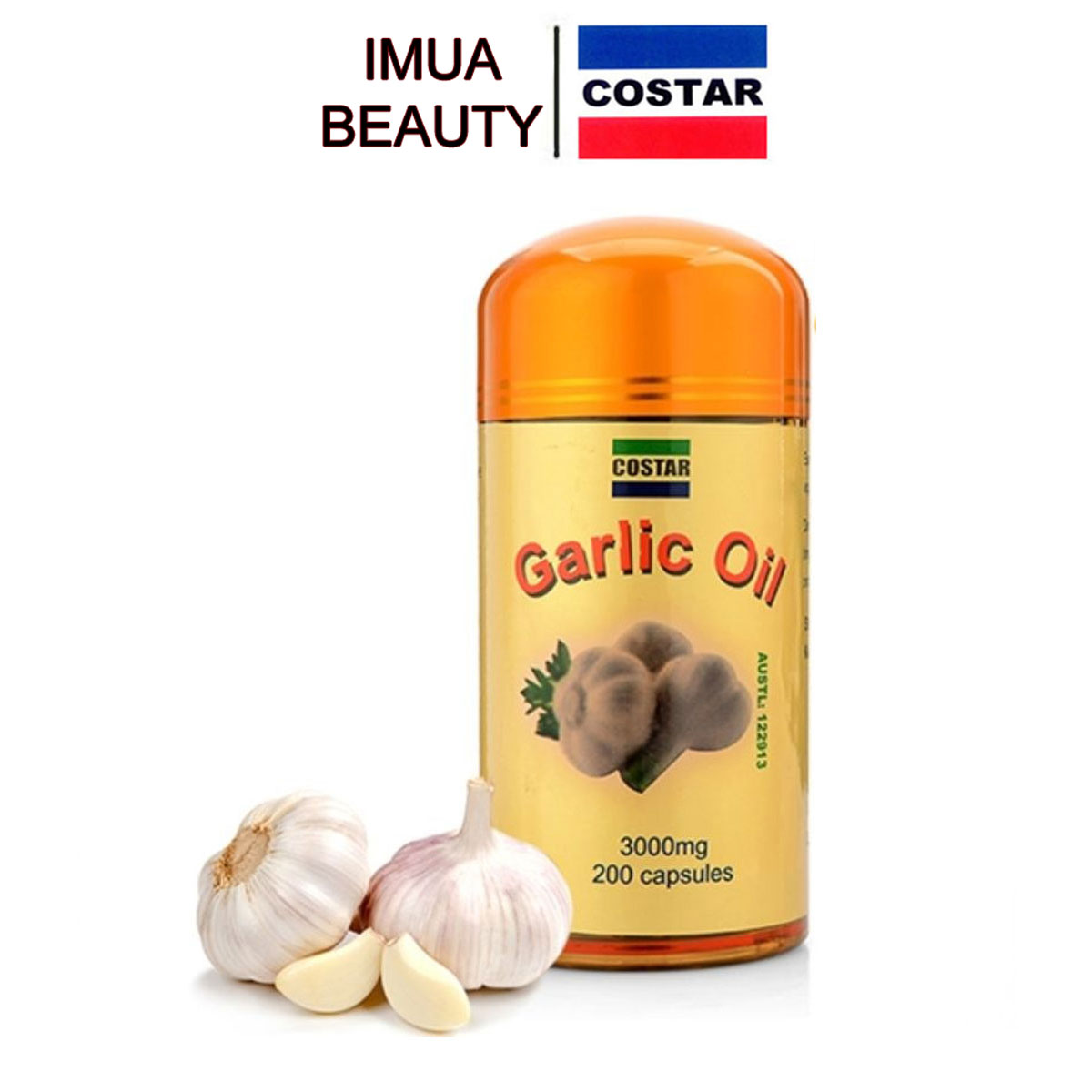 Tinh dầu tỏi 3000mg Costar 200 viên nhập từ Úc nâng cao sức đề kháng chính hãng có tem phụ