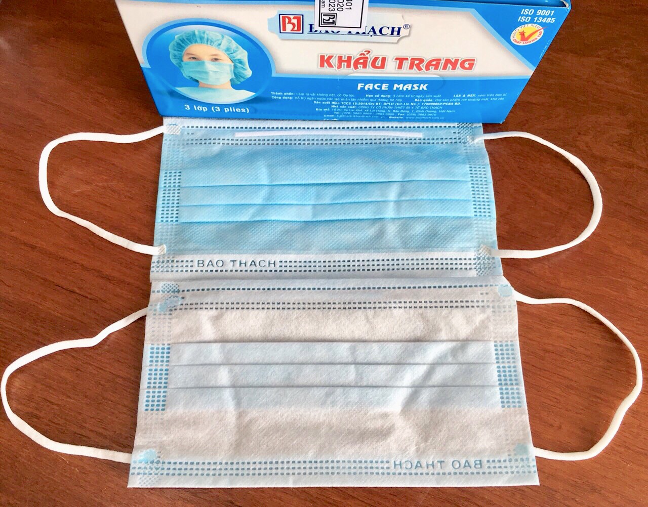 KHẨU TRANG Y TẾ BẢO THẠCH 3 LỚP