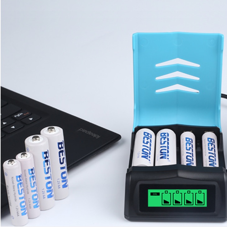Bộ sạc pin AA AAA 2A và 3A Quick Charge sạc nhanh