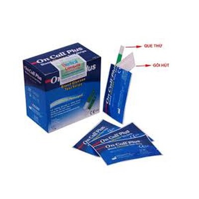 Que thử đường huyết on call plus (tiểu đường)