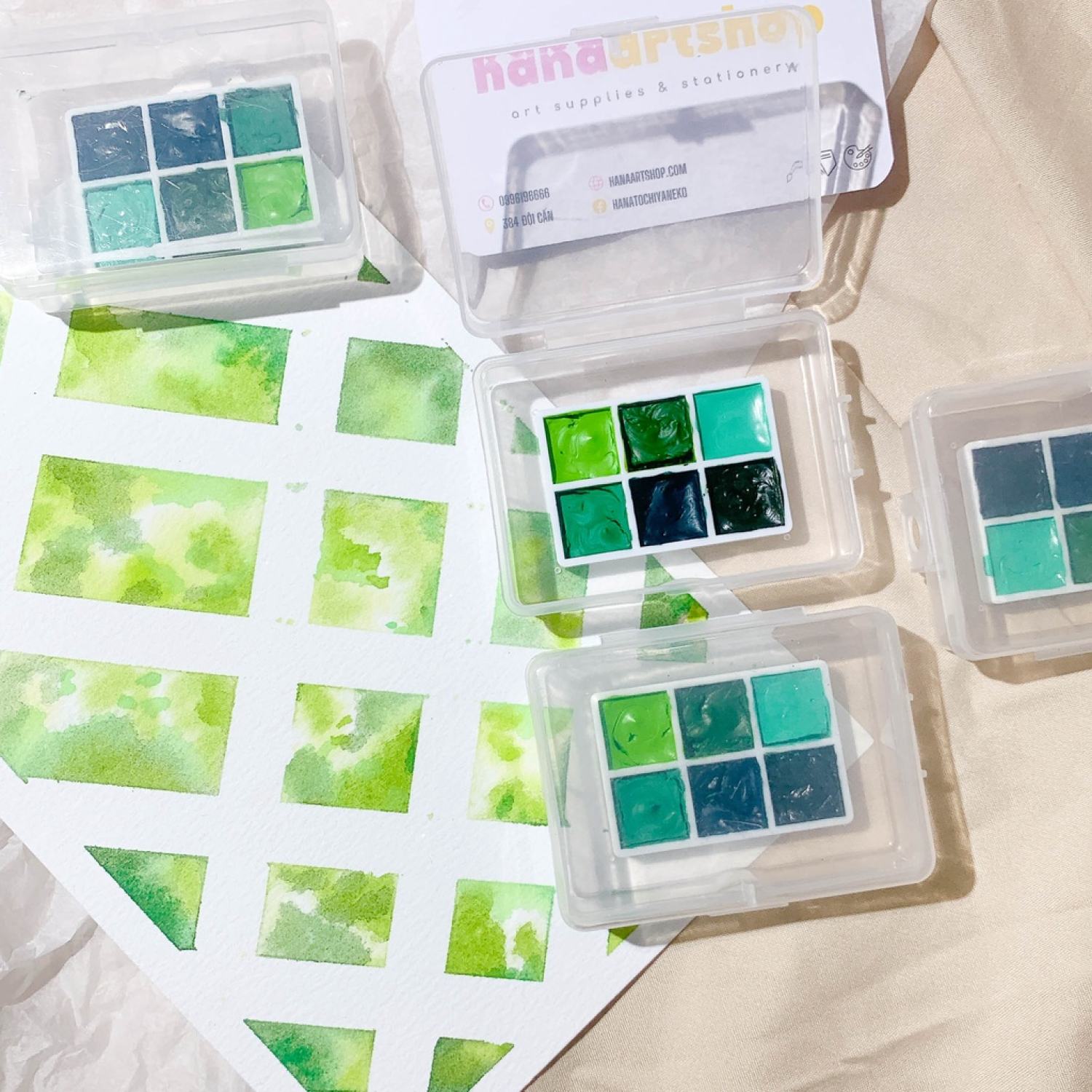 Pocket Màu Nước Paul Rubens Theo Set