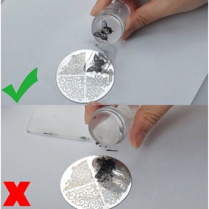 Con dấu silicon in hình nên móng tay [ sinailmi ]