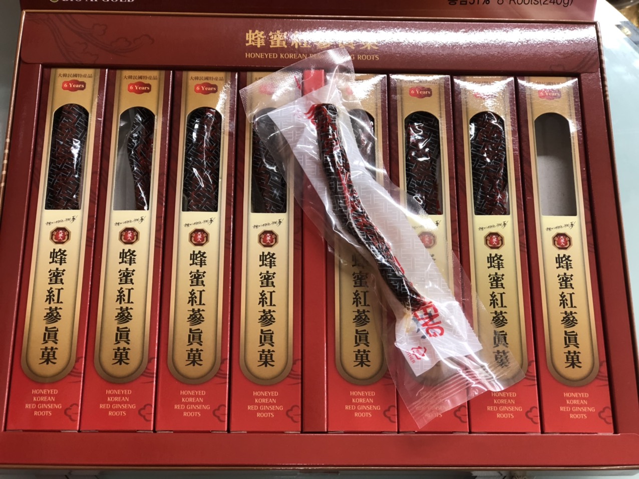{HÀNG CÔNG TY} Sâm củ tẩm mật ong Bio Apgold Hàn Quốc (240g)