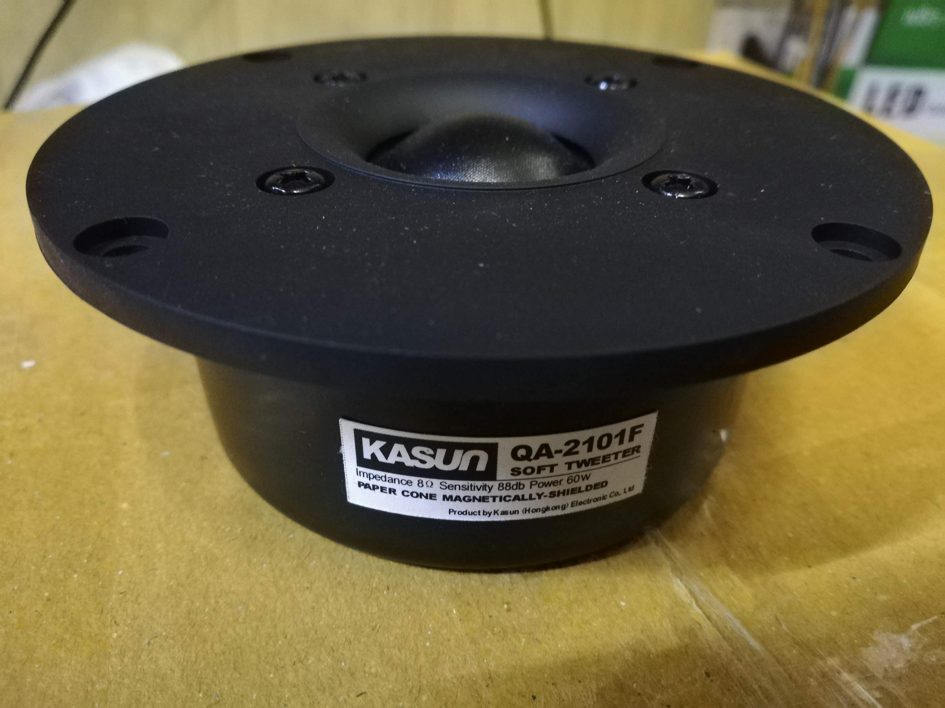 Đôi loa treble dome Kasun bọc khử từ QA2101F