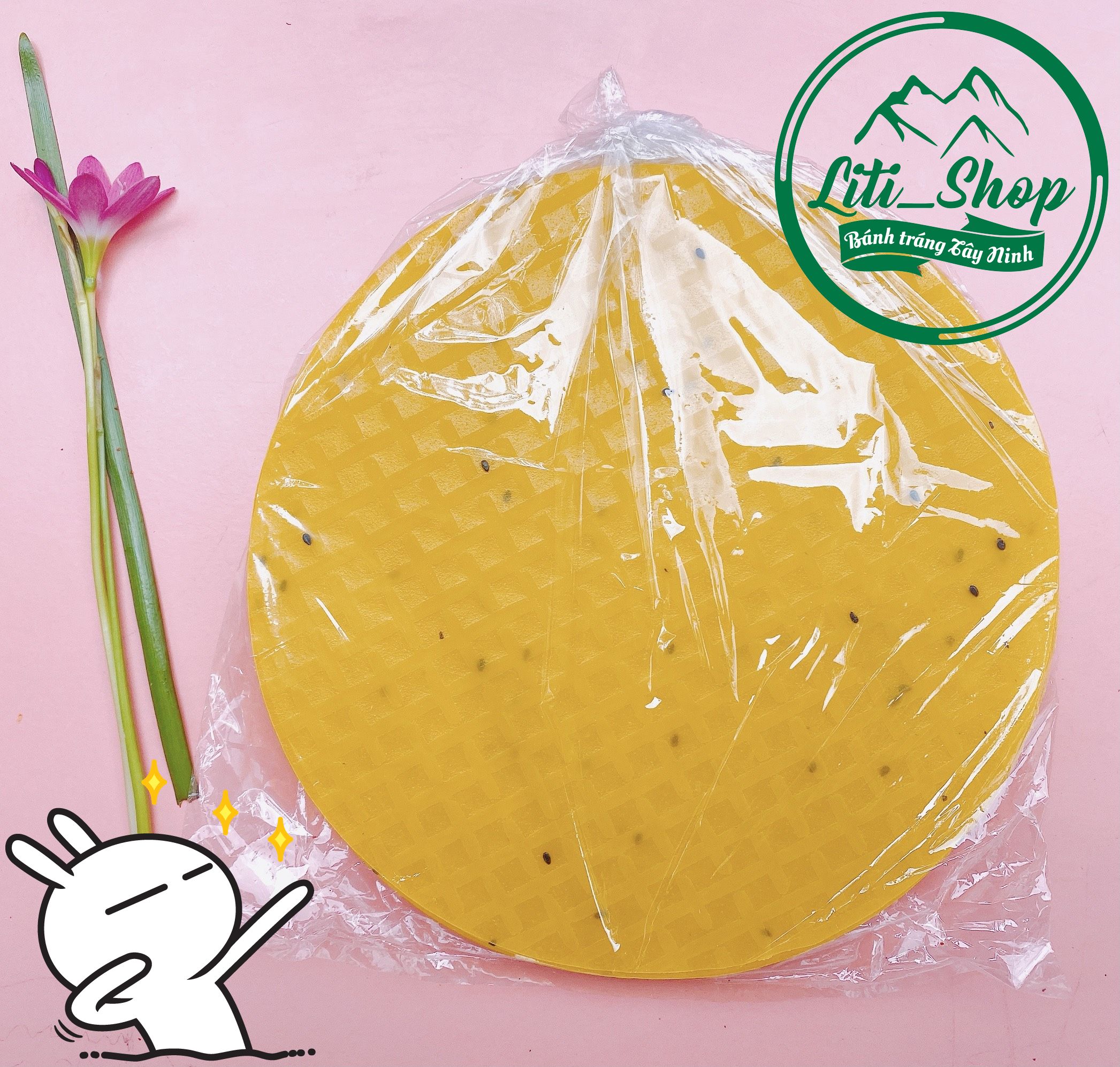 Bánh tráng Nướng trứng 500Gr [Loại màu vàng]