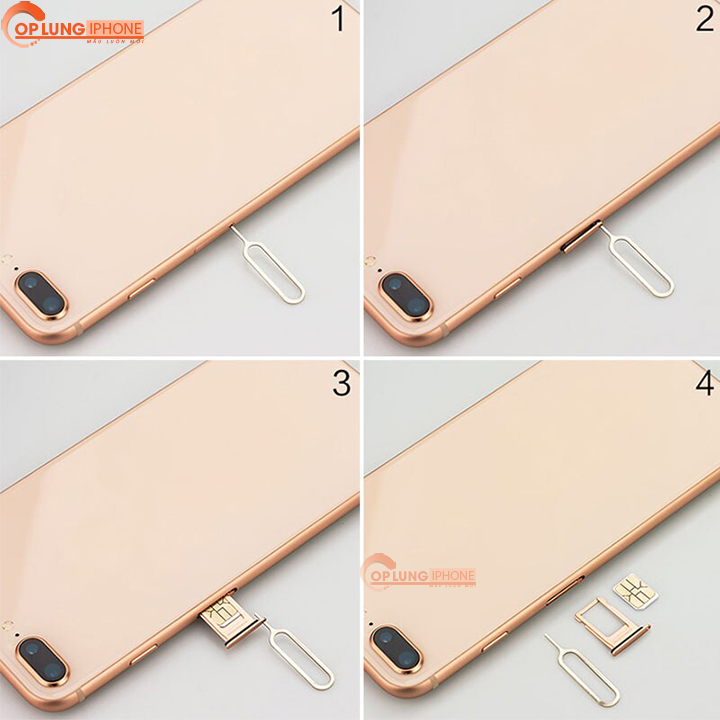 Combo 10 Que Chọc Sim cho iPhone Samsung bằng inox cao cấp