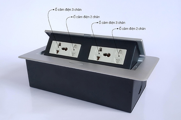 [HCM]Ổ cắm điện âm bàn (nhấn mở tự động)