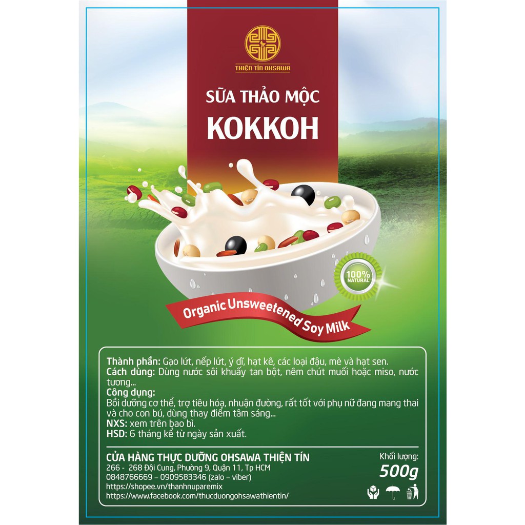 BộtThảo Mộc Các Loại Đậu KohKoh 500g