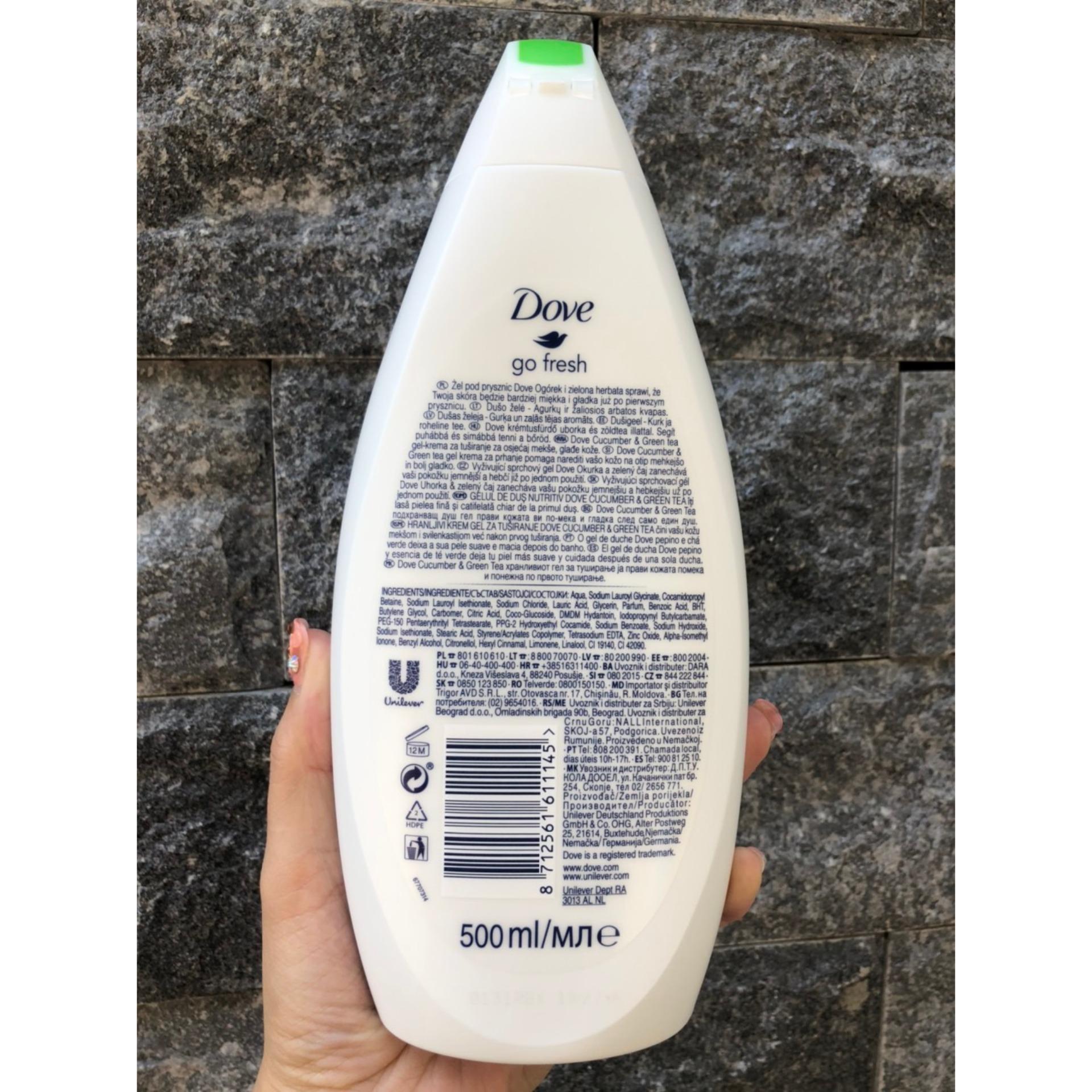 Sữa Tắm Dove Đức 500ml - Dưa Leo