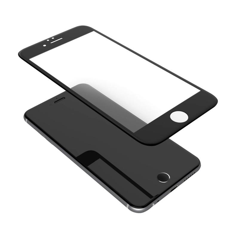 Kính cường lực full màn cho iPhone 6, 7, 8 (trắng, đen)