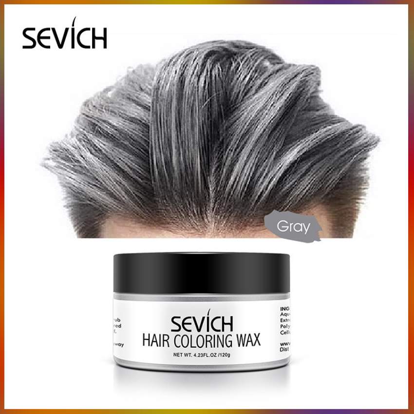 Sáp Vuốt Tóc Đổi Màu Tóc Xám Khói Tạm Thời SEVICH 120Gr/Hộp
