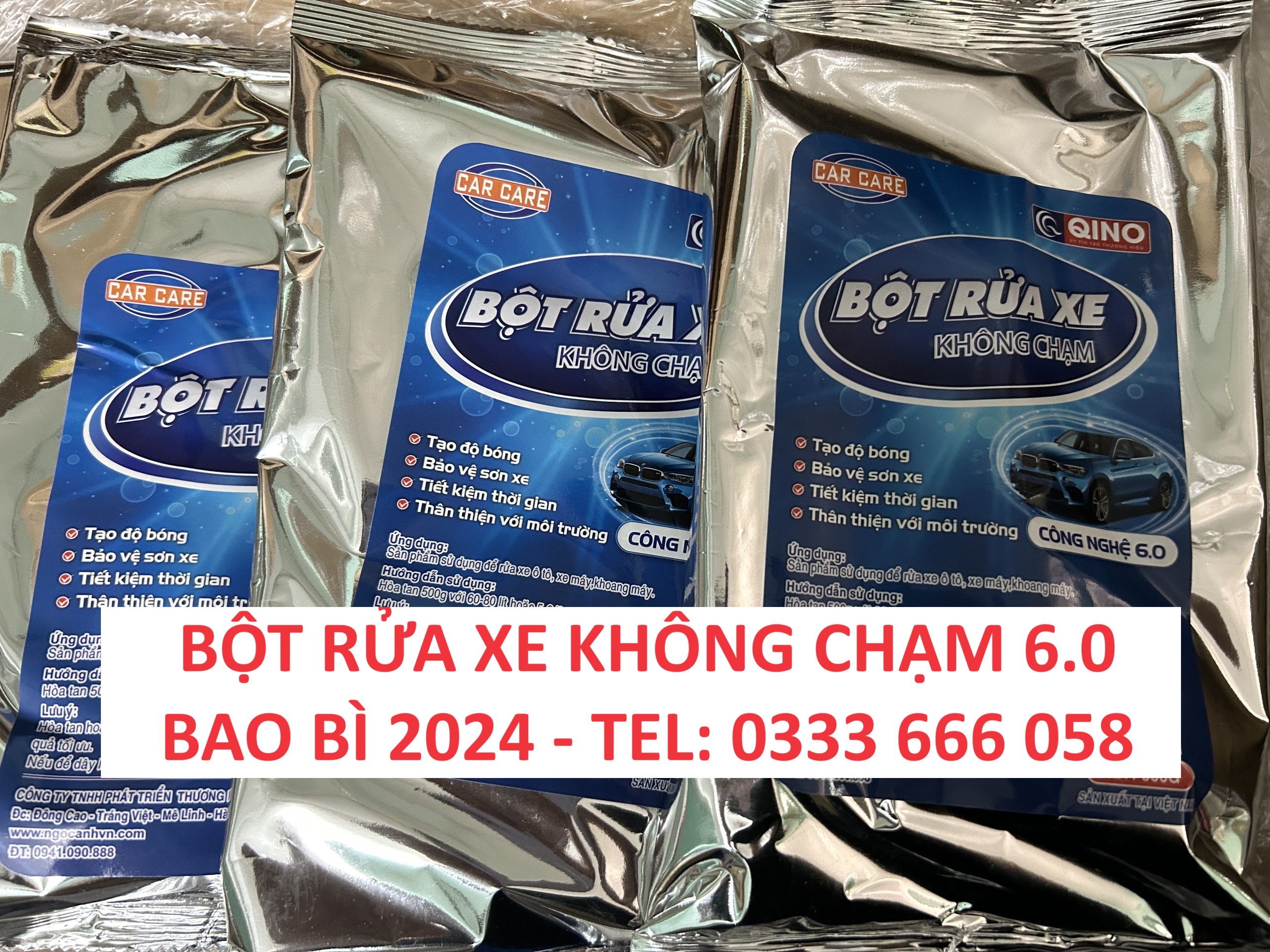 Bột rửa xe không chạm Qino 6.0 (Cao Cấp)