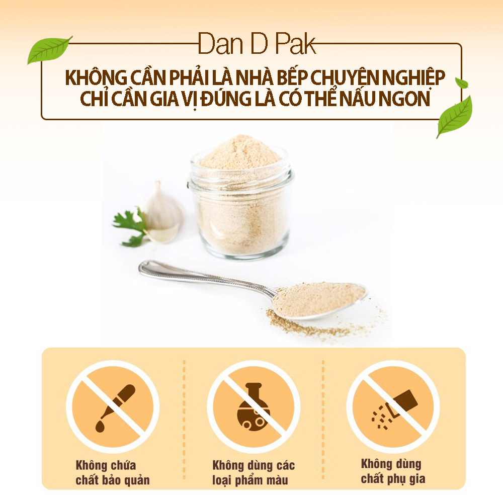 [Chính hãng] Bột Tỏi 100g Dan D Pak