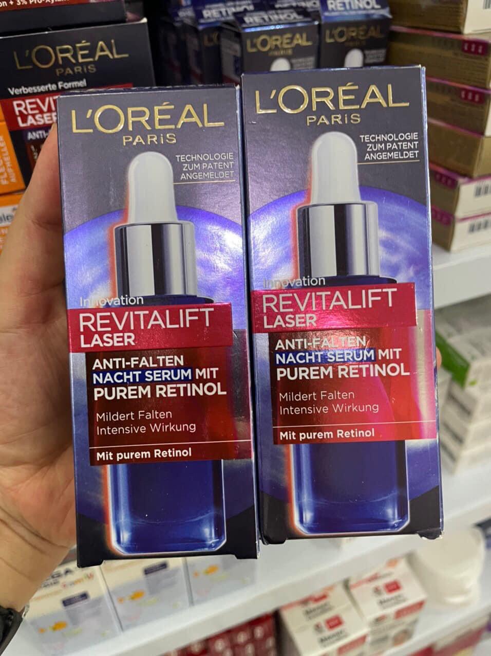 Serum dưỡng đêm LOREAL REVITALIFT LASER RETINOL