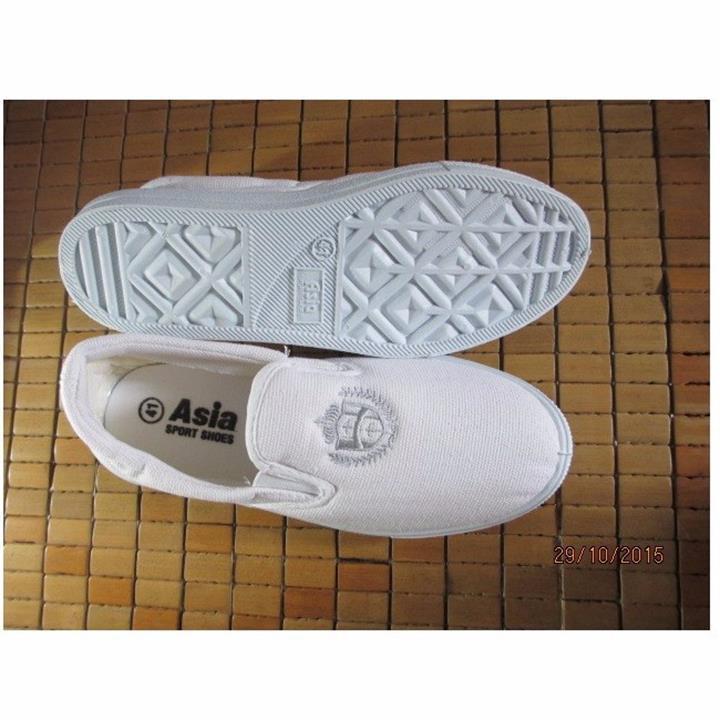 [HCM]Giày xỏ trắng asia