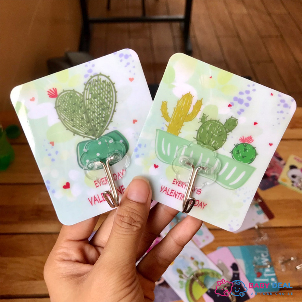 Combo 10 móc dán tường siêu dính 3D chắc chắn.
