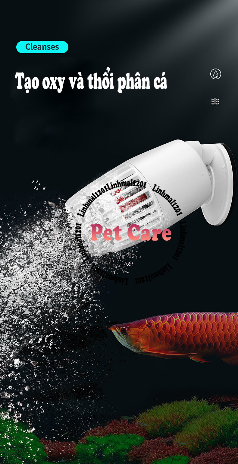 Máy thổi luồng tạo sóng cho bể cá YQL Yee