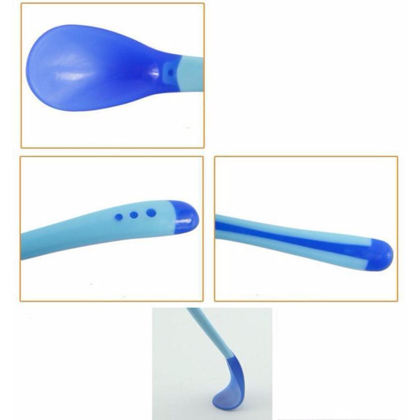combo 2 Thìa ăn dặm báo nóng cho bé yêu