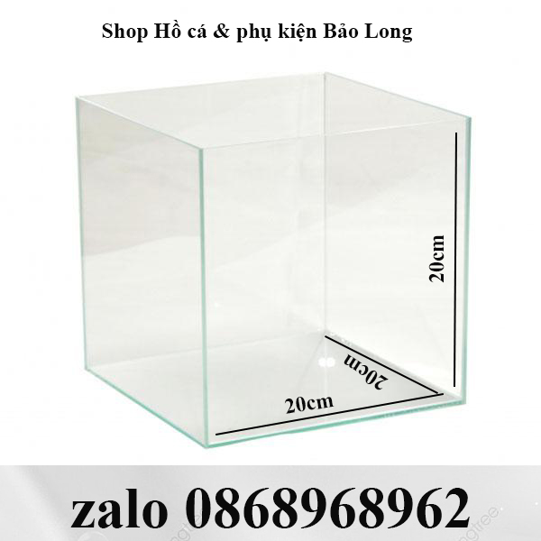 Bể cá cảnh rubic mini (D20xR20xH20)thủy sinh để bàn
